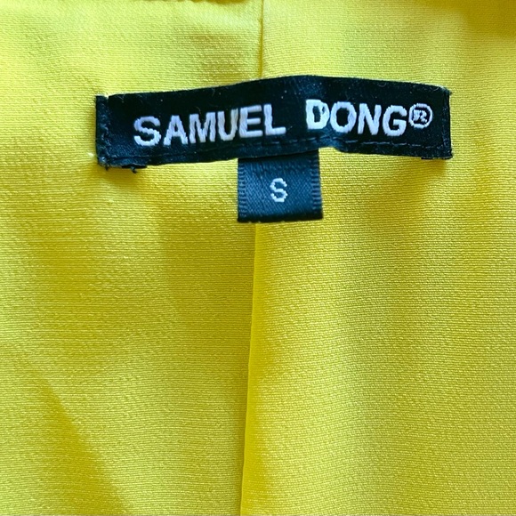 Samuel Dong Triple Wired Collar Sleeveless Bubble Cocktail Dress in Size Small - Picture 5 of 7